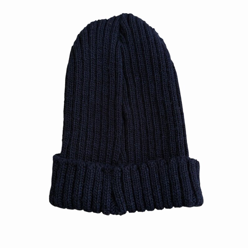 Berretto vintage LOBO Pendleton in lana, blu navy, per bambini immagine 4