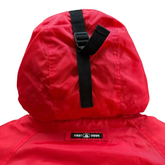 Rare Y2K FIRST DOWN Sixty-Four Shearling Trimmed … - image 4