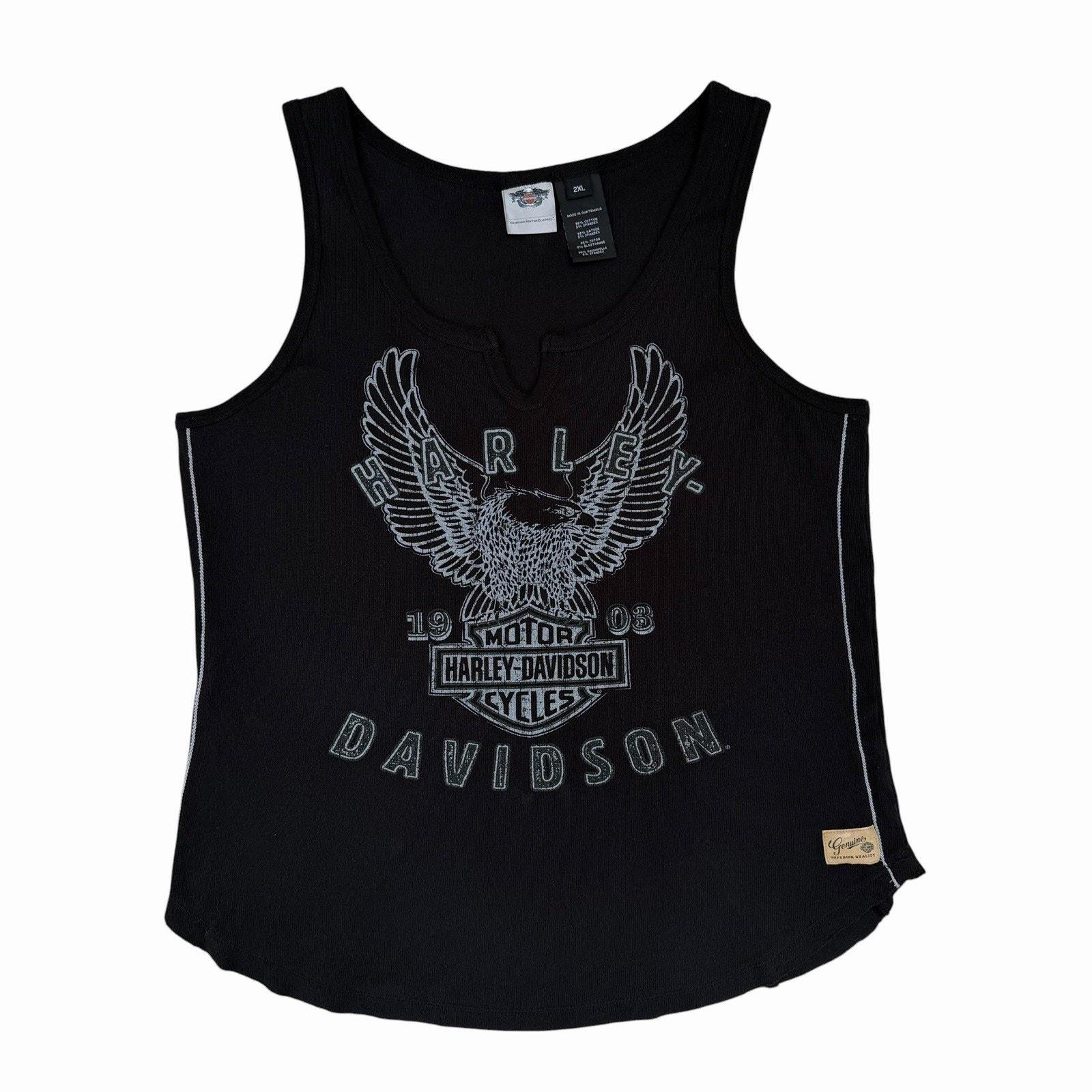 Harley davidson women tank top - Etsy 日本