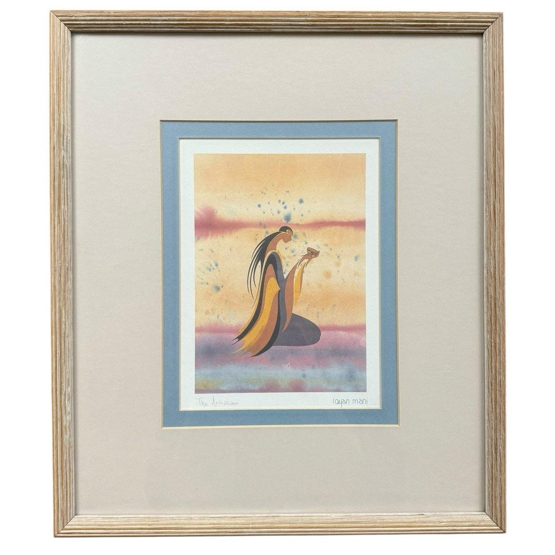 Maxine Noel Ioyan Mani SIGNED Lmtd Ed. Print Framed, First Nations