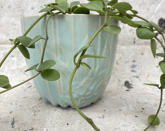 Vaso per piante McCoy Lotus Planter vintage degli anni '30/'40