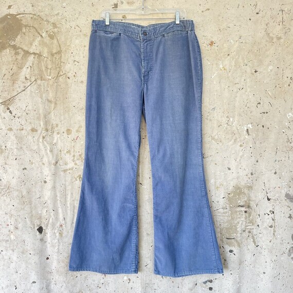 Vintage 60’s/70’s Baby Blue Levi’s 621 Corduroy F… - image 2