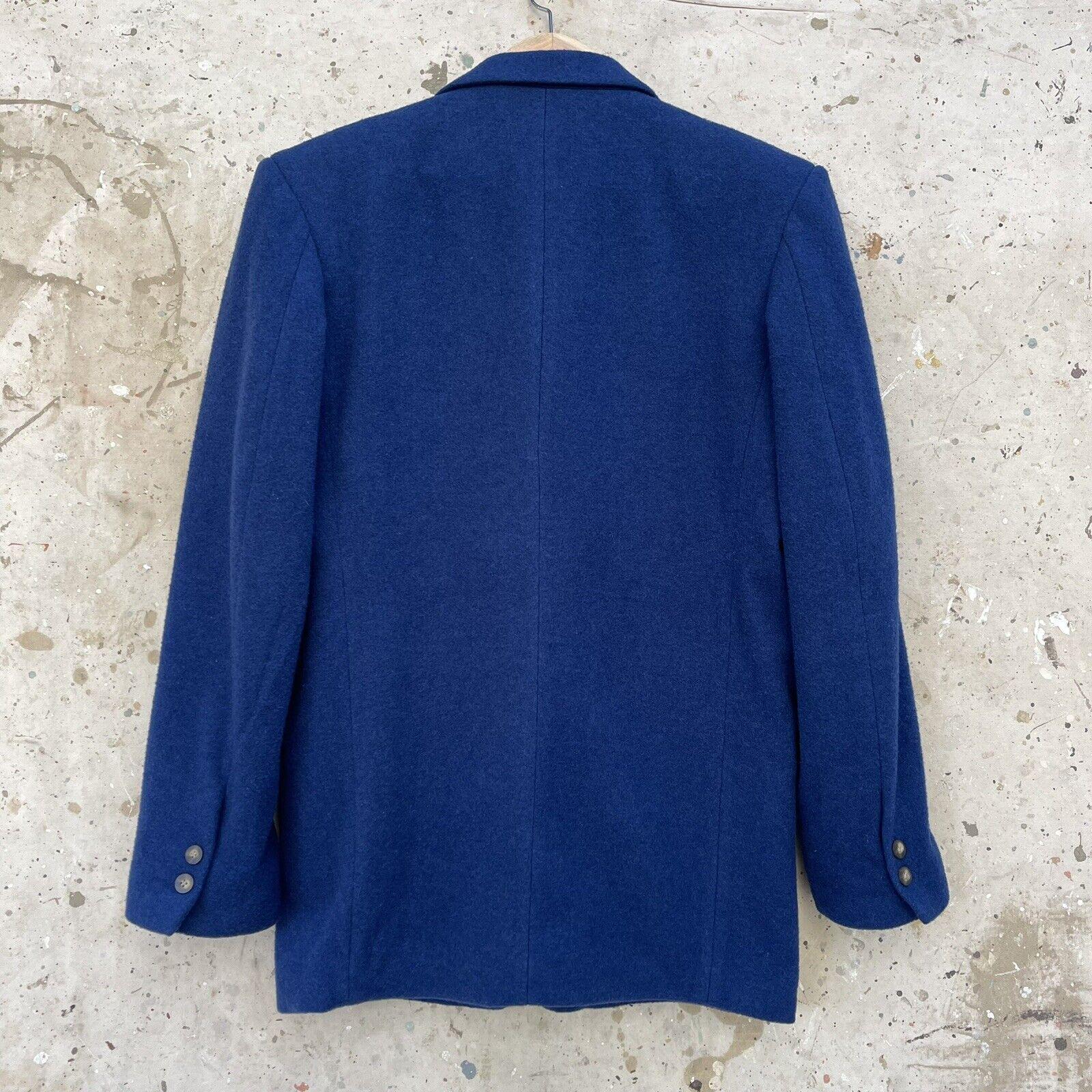 Vintage 80's/90's Blue Wool GAP Blazer Jacket - Etsy