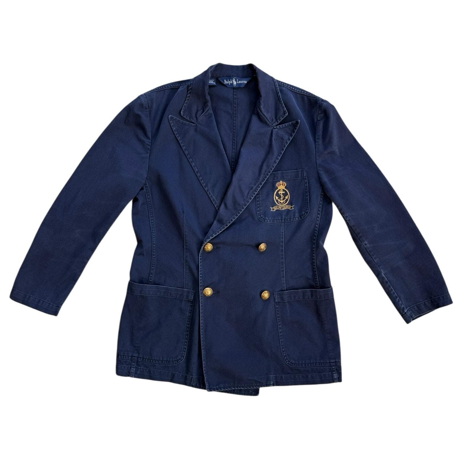 Ralph Lauren Navy Blazer - Etsy