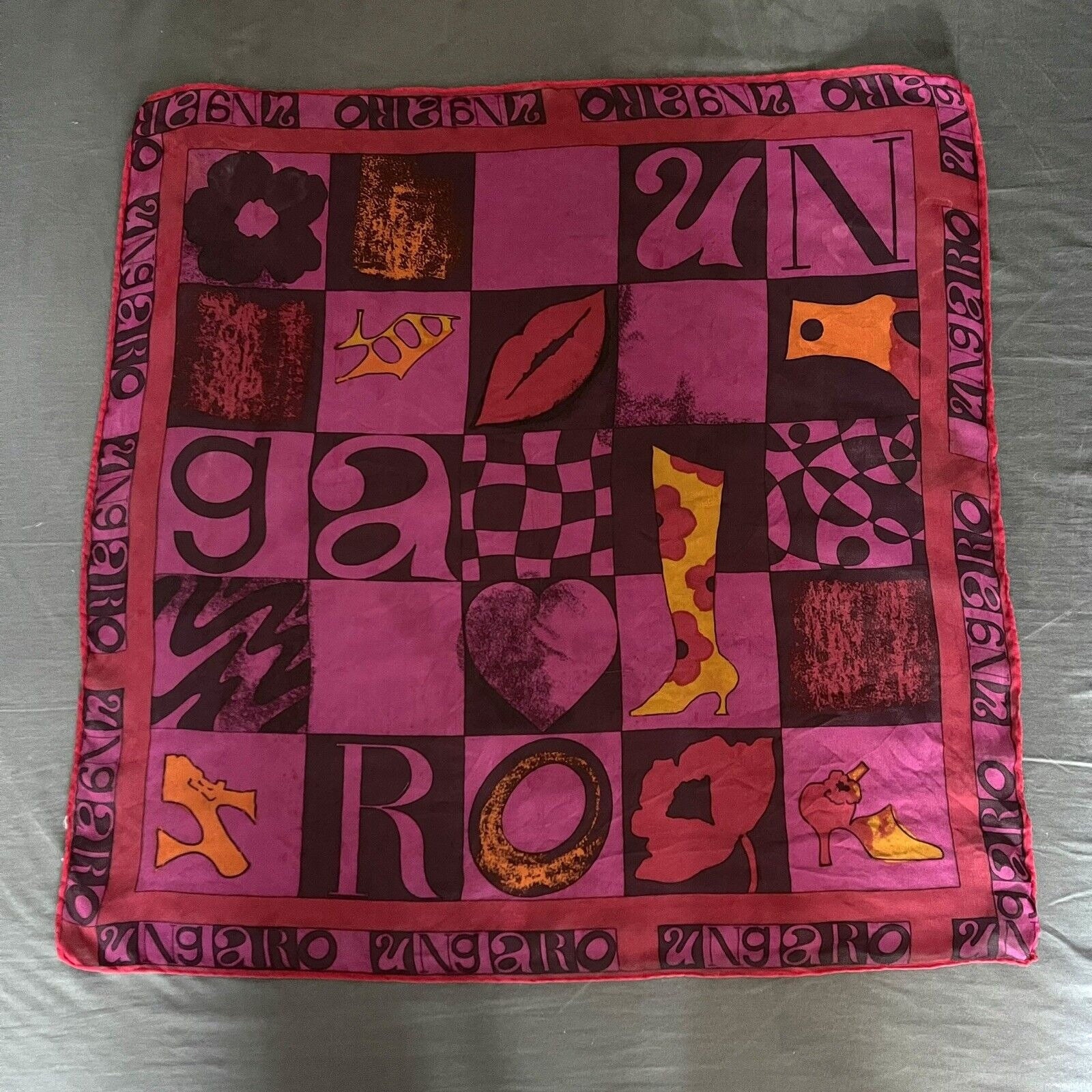 イタリア製 シルクスカーフ　　　　　　　　　　　　　　　　　アンディーウォーホル イタリア製 シルクスカーフ アンディーウォーホル - メルカリ