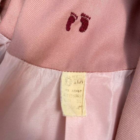 Vintage 70’s Dusty Rose Pink Cotton Blazer by Han… - image 3