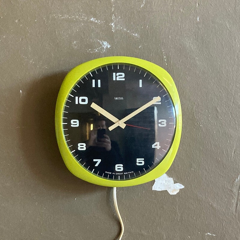 Retro Kitchen Clock - Etsy