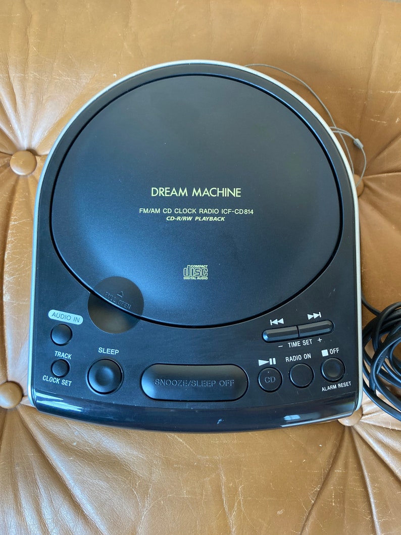 Sony Dream Machine CD814 Alam Clock Radio With Cdplayer 90's Design Etsy