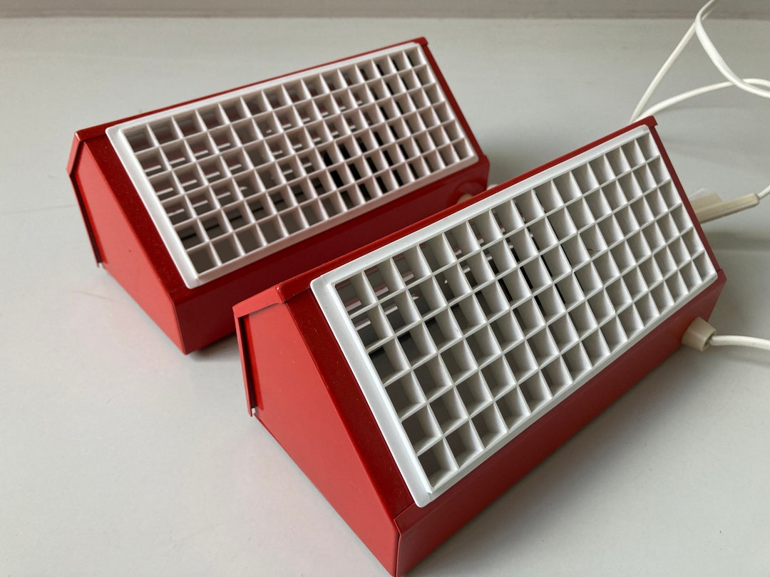 IKEA V204 Matching Set Red Wall Lights 80