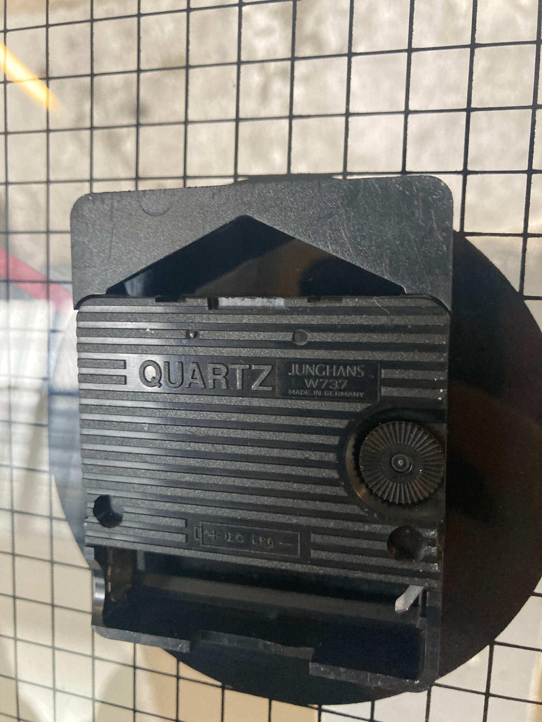 JUNGHANS QUARTZ W737 Postmodern 80's Vintage Clear Glass Etsy Australia