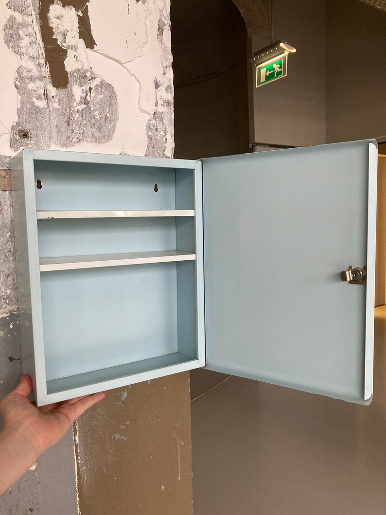 Vintage Brabantia 70's Metal Medicine With Lock in Etsy