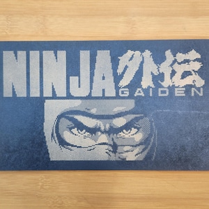 Ryu - Ninja Gaiden NES Laser Engraved Video Game Fan Art! Perfect for the retro gaming fan!