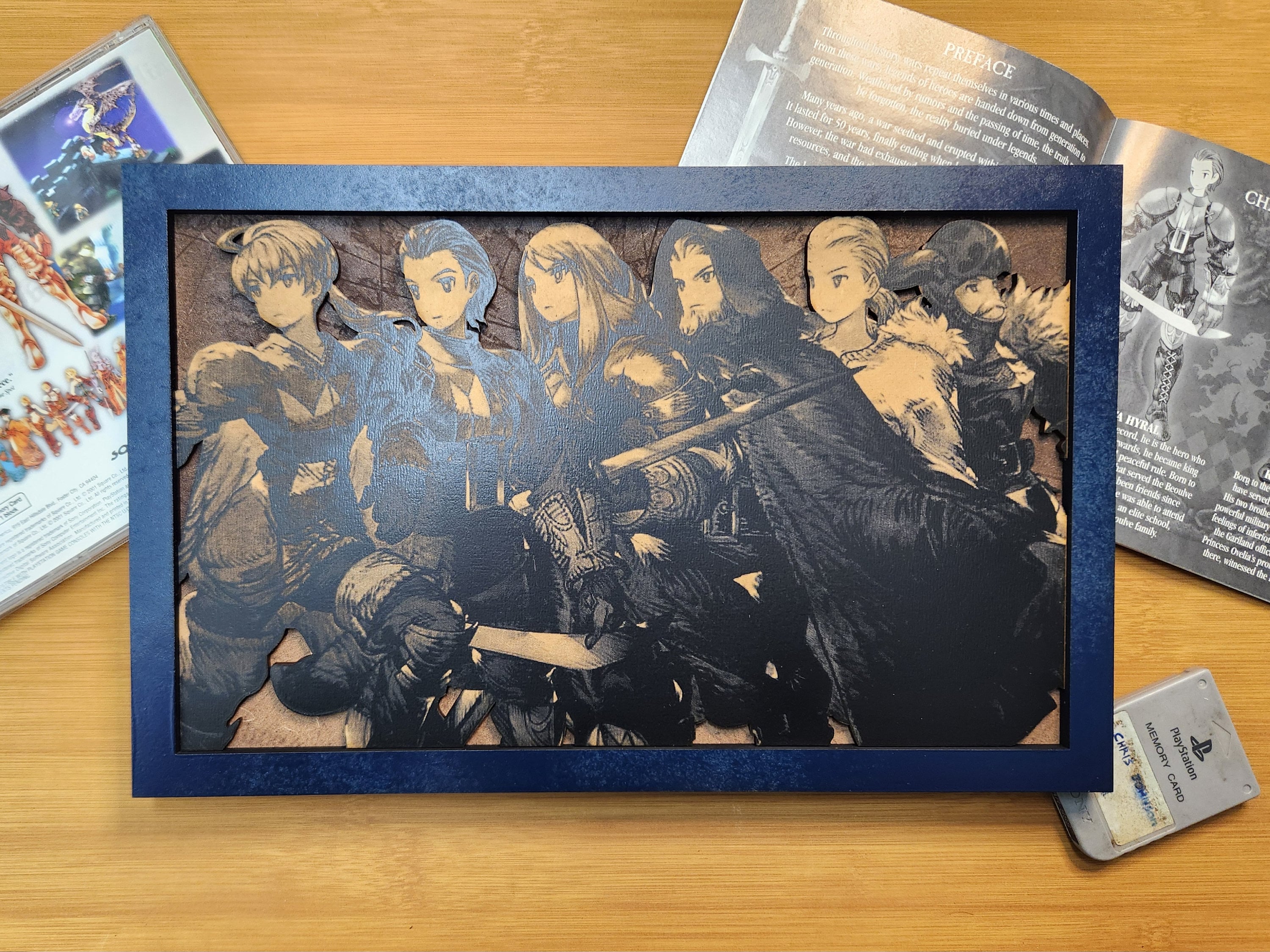 Final Fantasy Tactics Characters Laser Etched Framed Wall Art - Etsy