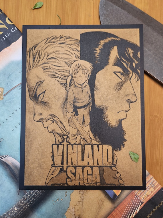 No Enemies - Vinland Saga Laser Engraved Wooden Manga Cover Wall