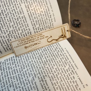 Laser Etched Tolkien Bookmark Set #1 - 10 total bookmarks! Perfect gift for the Tolkien reader!