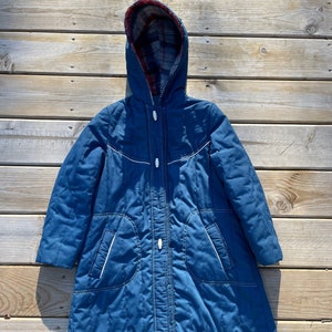 vintage années 60 JC Penny Polaire Capuche Parka