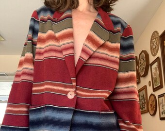 Vintage 90er Jahre Southwestern Blazer