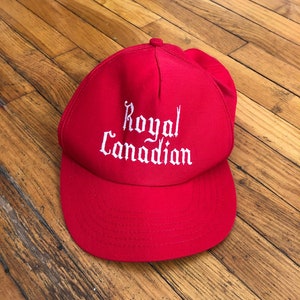 Vintage 80s Royal Canadian Whiskey Snapback