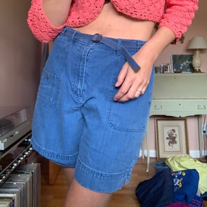 90s Ralph Lauren High Waisted Cargo Shorts