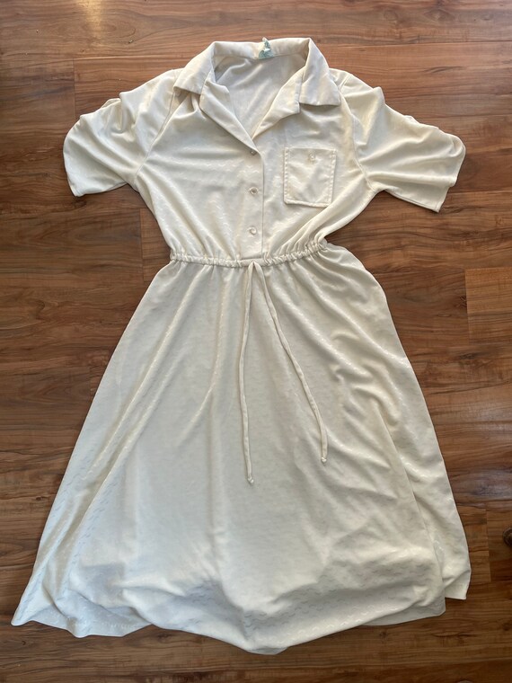 Vintage 70s Polyester Summer Dress