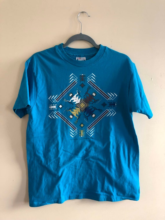 1989 Navajo Design Graphic T-Shirt