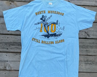 Vintage 80s North Muskegon Band “Still Rolling Along” Graphic T-Shirt