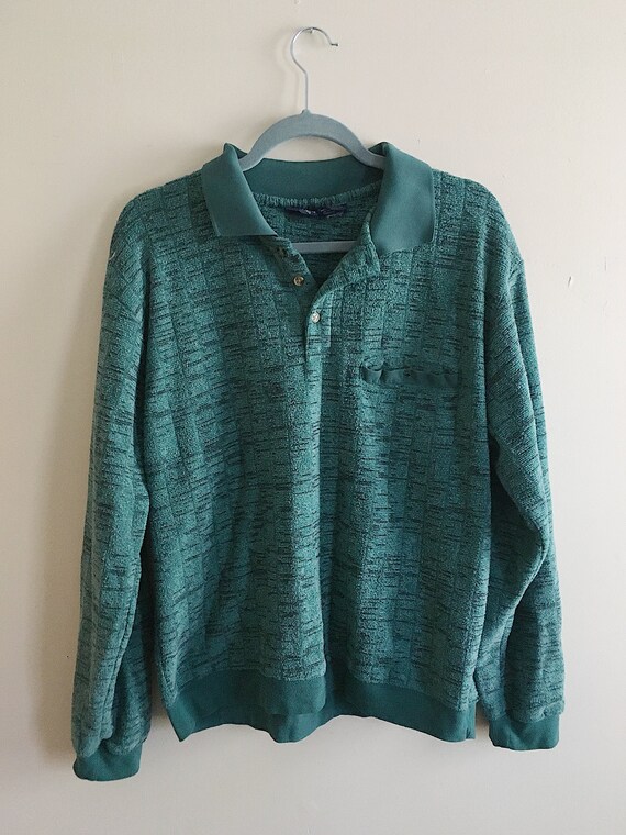 Vintage 80s John Blair Polyester Pullover Sweater