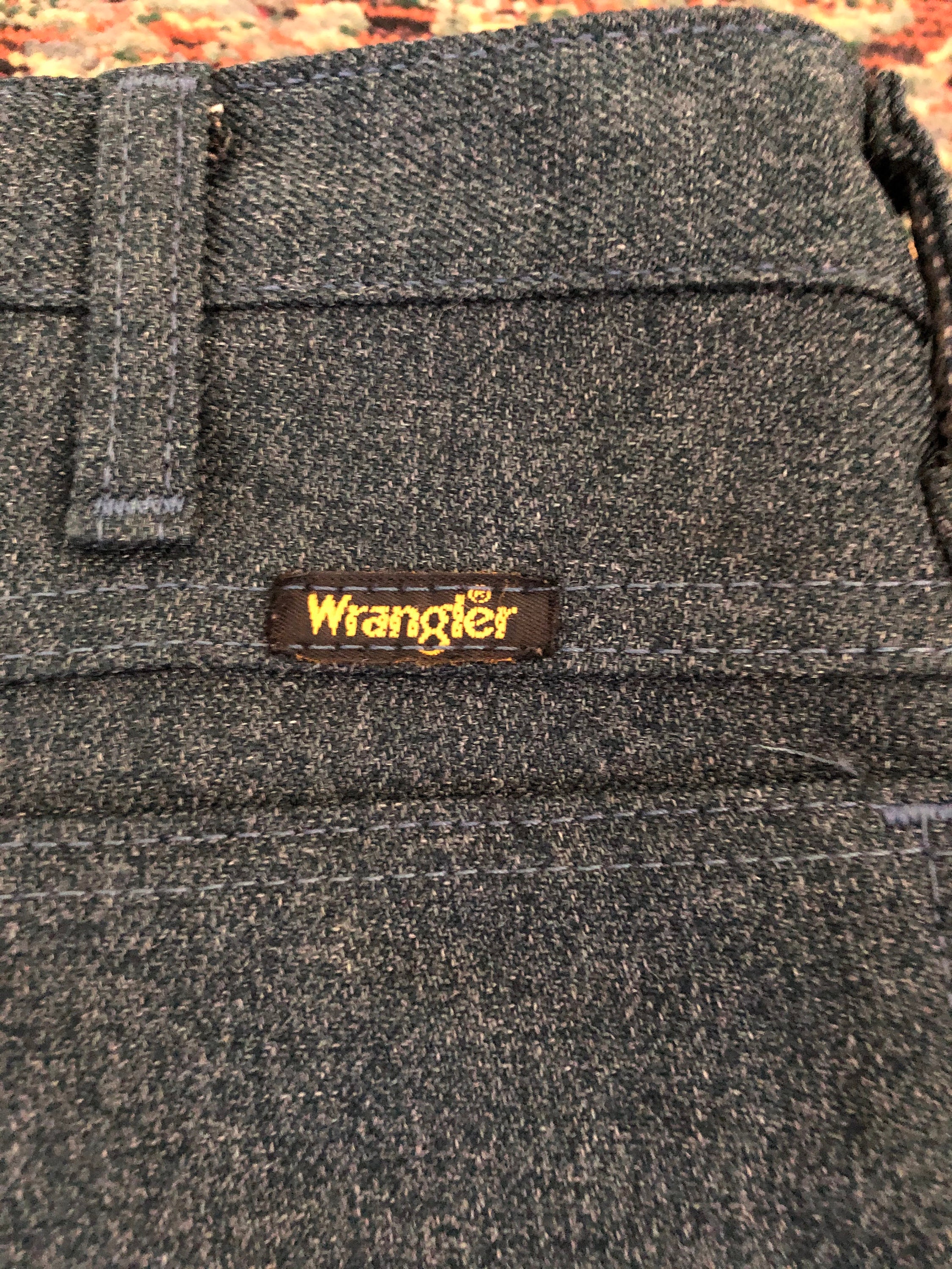 Vintage Wrangler Strait Fit Polyester Pants | Etsy