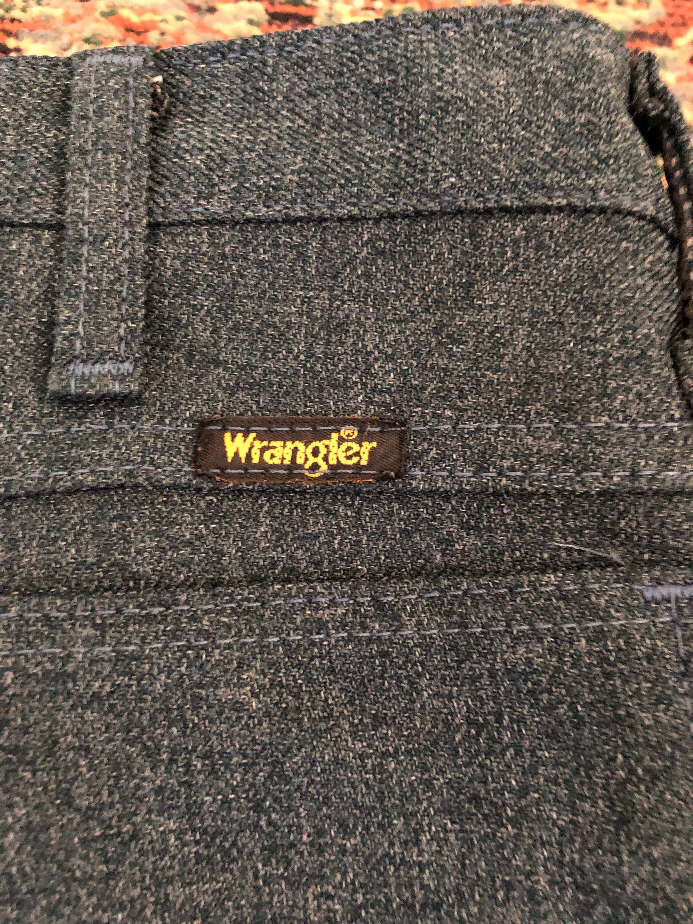 vintage wrangler polyester pants