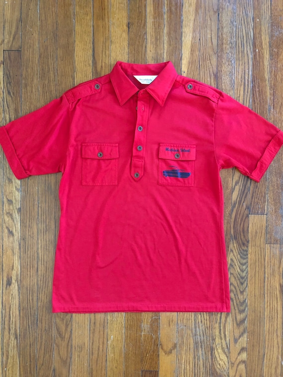 Vintage 80s Mackinac Island Boat Polo