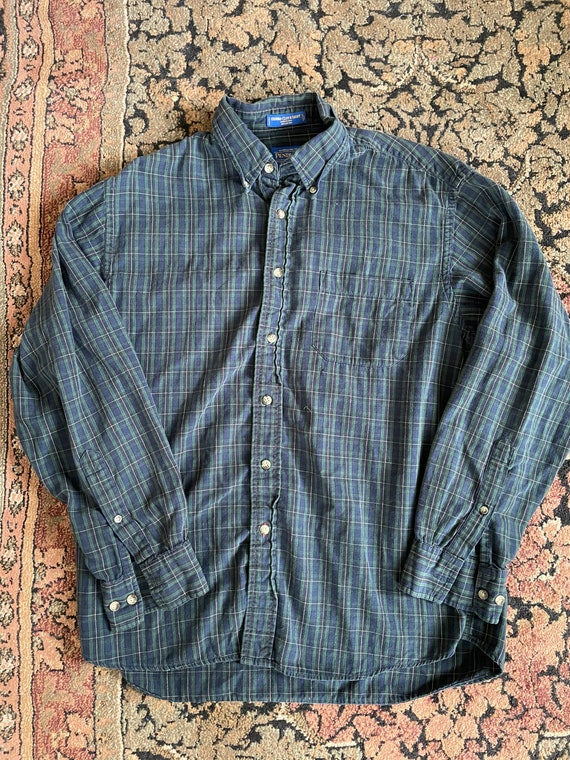 Retro 2000s Pendleton Plaid Button Up Shirt - image 2