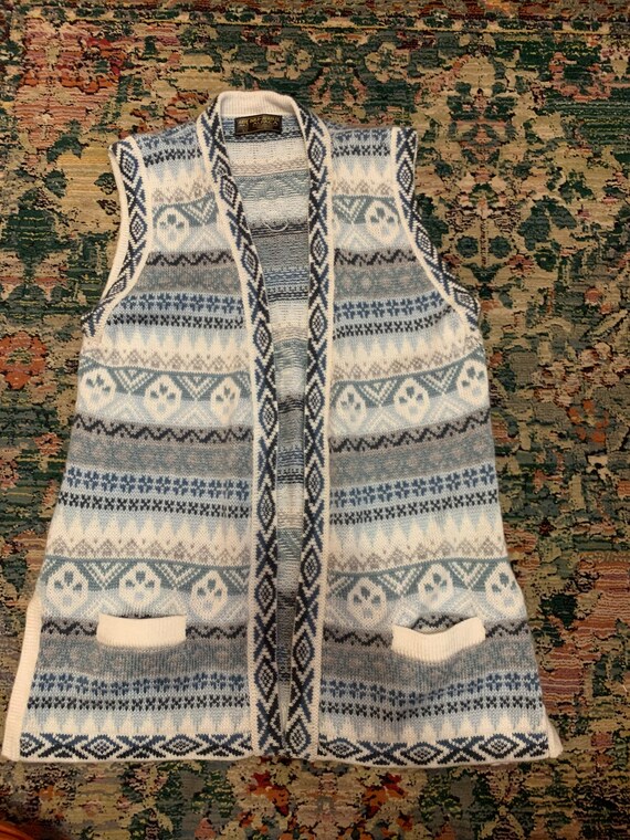 Retro 90s Alpaca Wool Vest - image 3