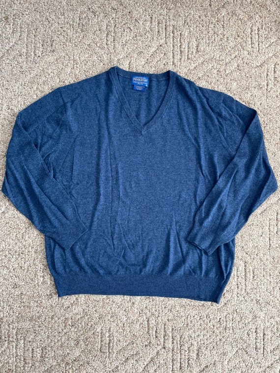 Vintage Pendleton V Neck Sweater