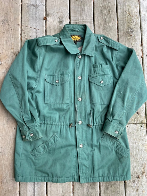 Retro 90s Woolrich Classic Button Up Parka