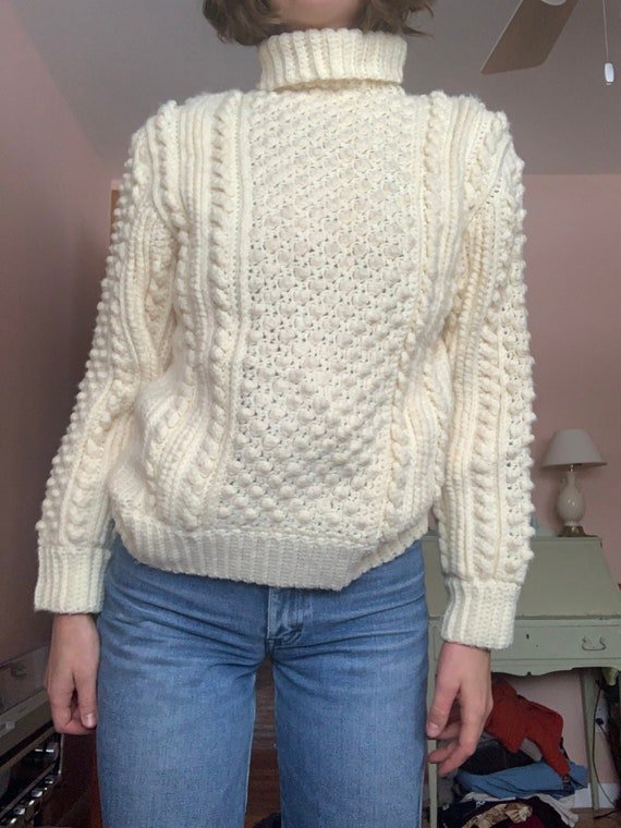Vintage popcorn sweater Gem