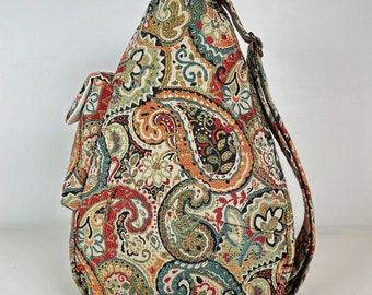 Paisley Tapestry Shoulder Bag, Handbag, Purse, Pocketbook, Luggage, Backpack, Accessory