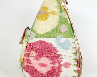 Ikat Print Shoulder Bag