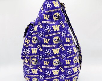 Washington Huskies Shoulder Bag, Handbag, Purse, Pocketbook, Luggage, Backpack, Accessory