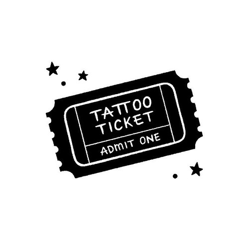 Tattoo Ticket Etsy