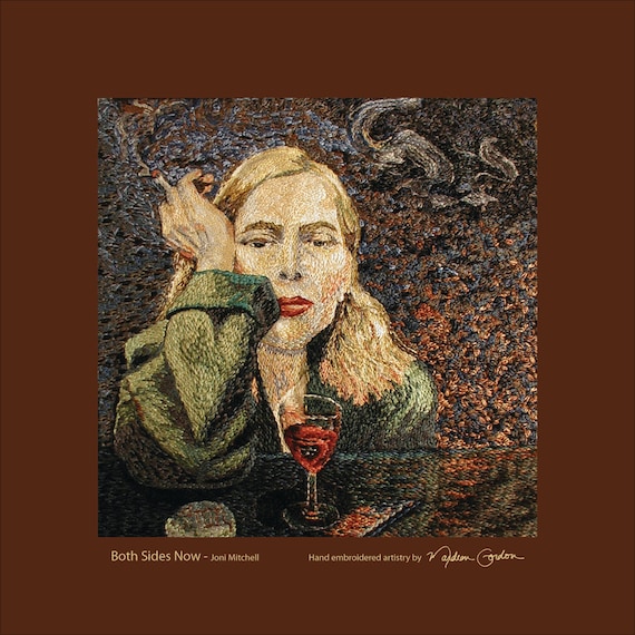 Joni Mitchell Both Sides Now Album Cover Print Of Hand Etsy