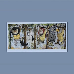 Embroidery pattern to create your own Wild Things