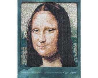 Mona Lisa Puzzle 11x14 (252 Teile)