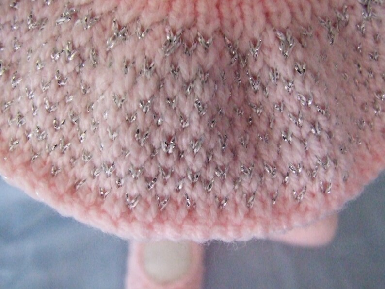 15inch high knitted ballerina doll image 4