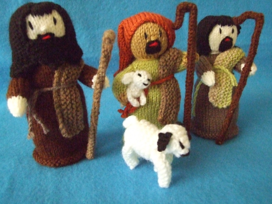 Knitted Nativity Scene Pdf Pattern Etsy UK