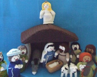 Knitted nativity scene pdf pattern