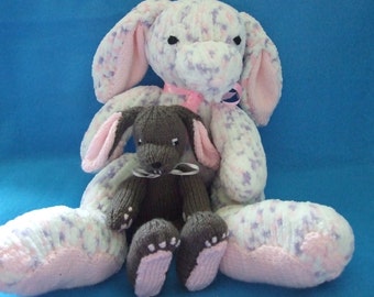 Teddy & Rabbit pdf pattern