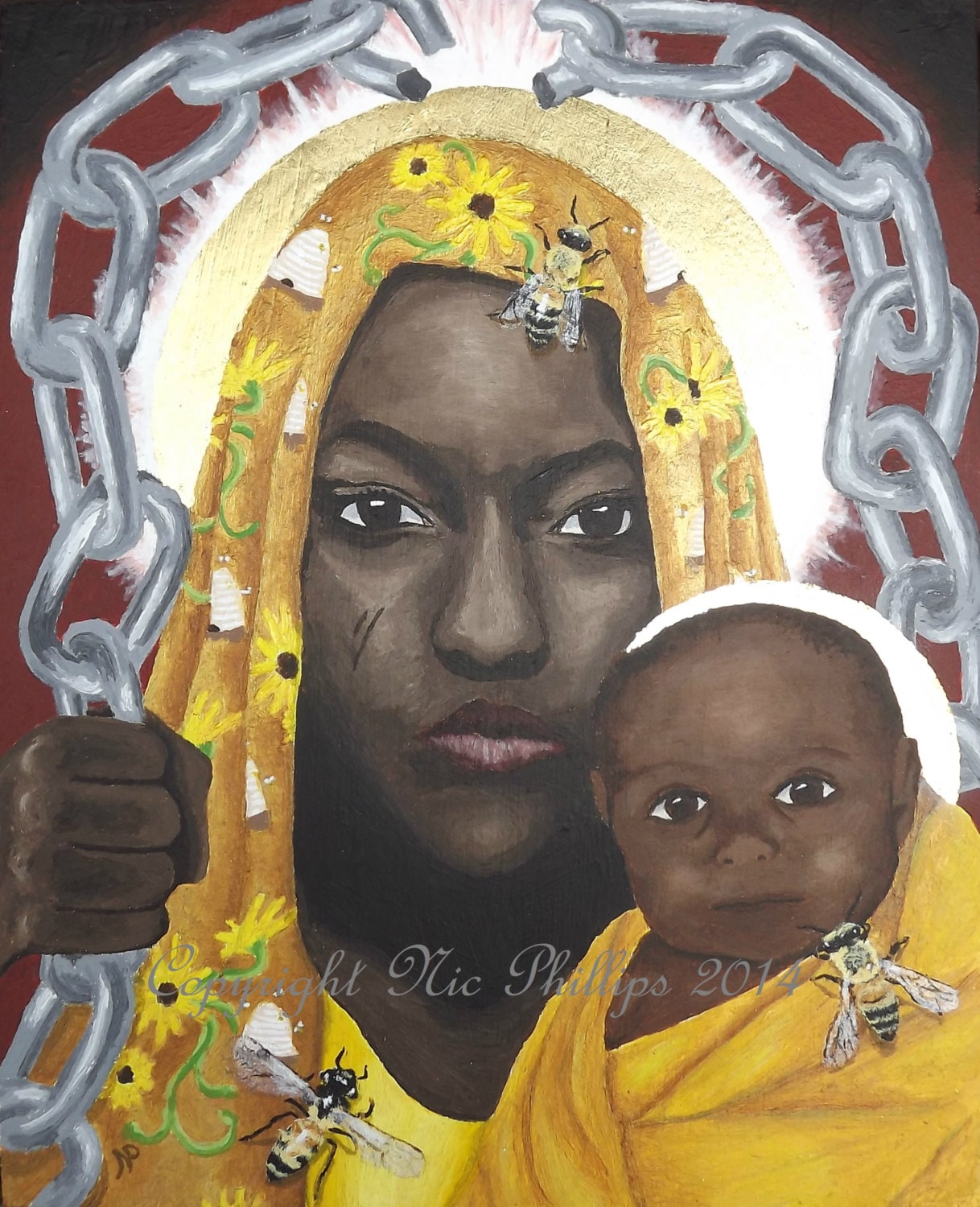 Our Lady, Breaker of Chains (prints and cards)