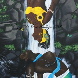 Mothers of Water: Oshun and Yemaya (prints and cards)