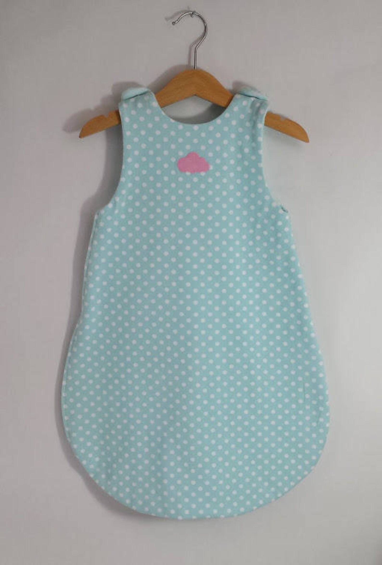 Sleeping bag sleeping bag baby girl pink and Aqua green Etsy
