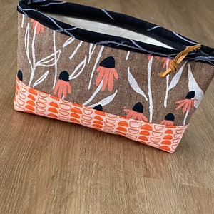 Small Fabric Zippered Storage Bag image 2